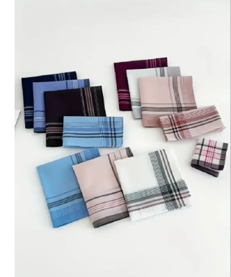 Pack of 6/12 Cotton Handkerchiefs romal