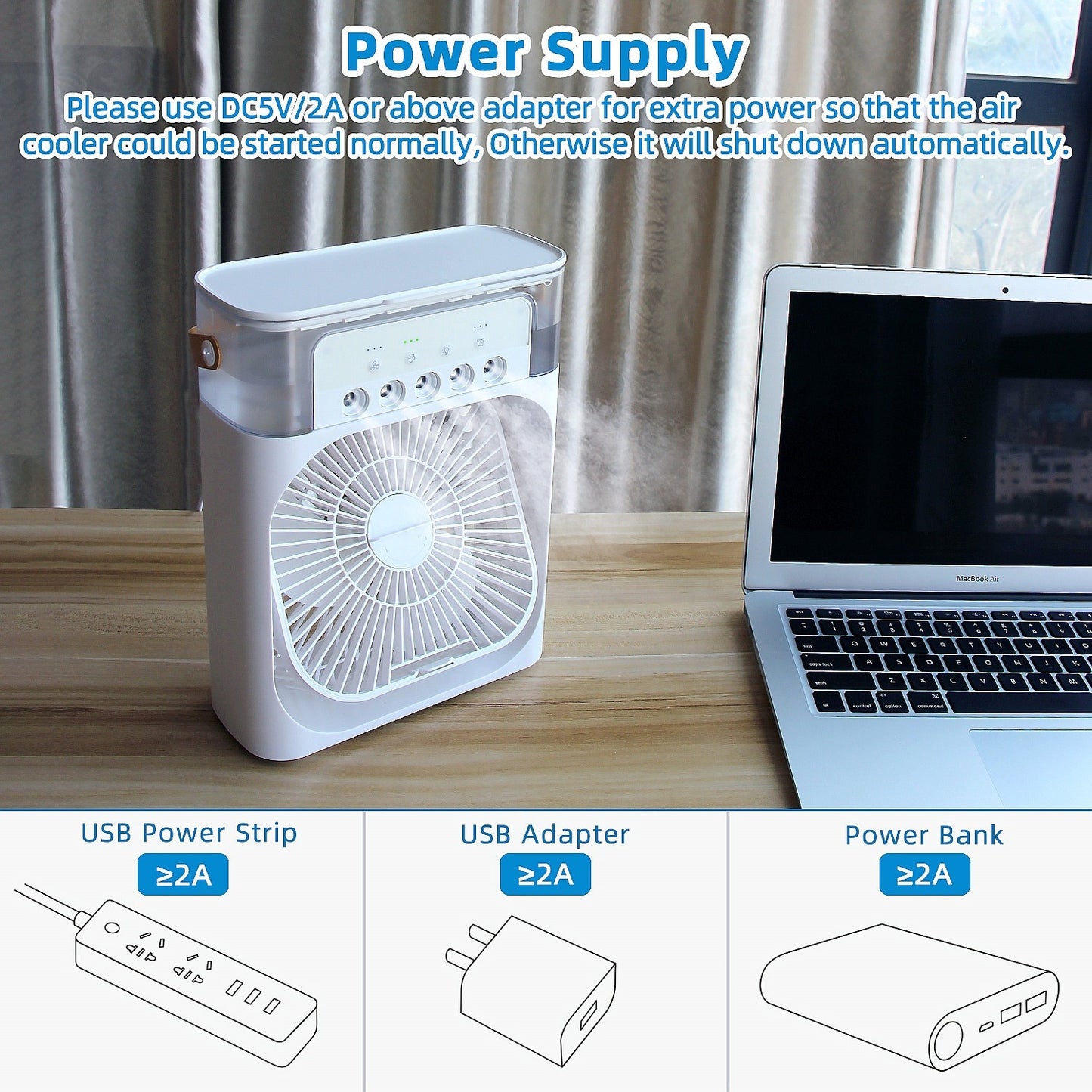 Mini Portable Air Conditioner Fan