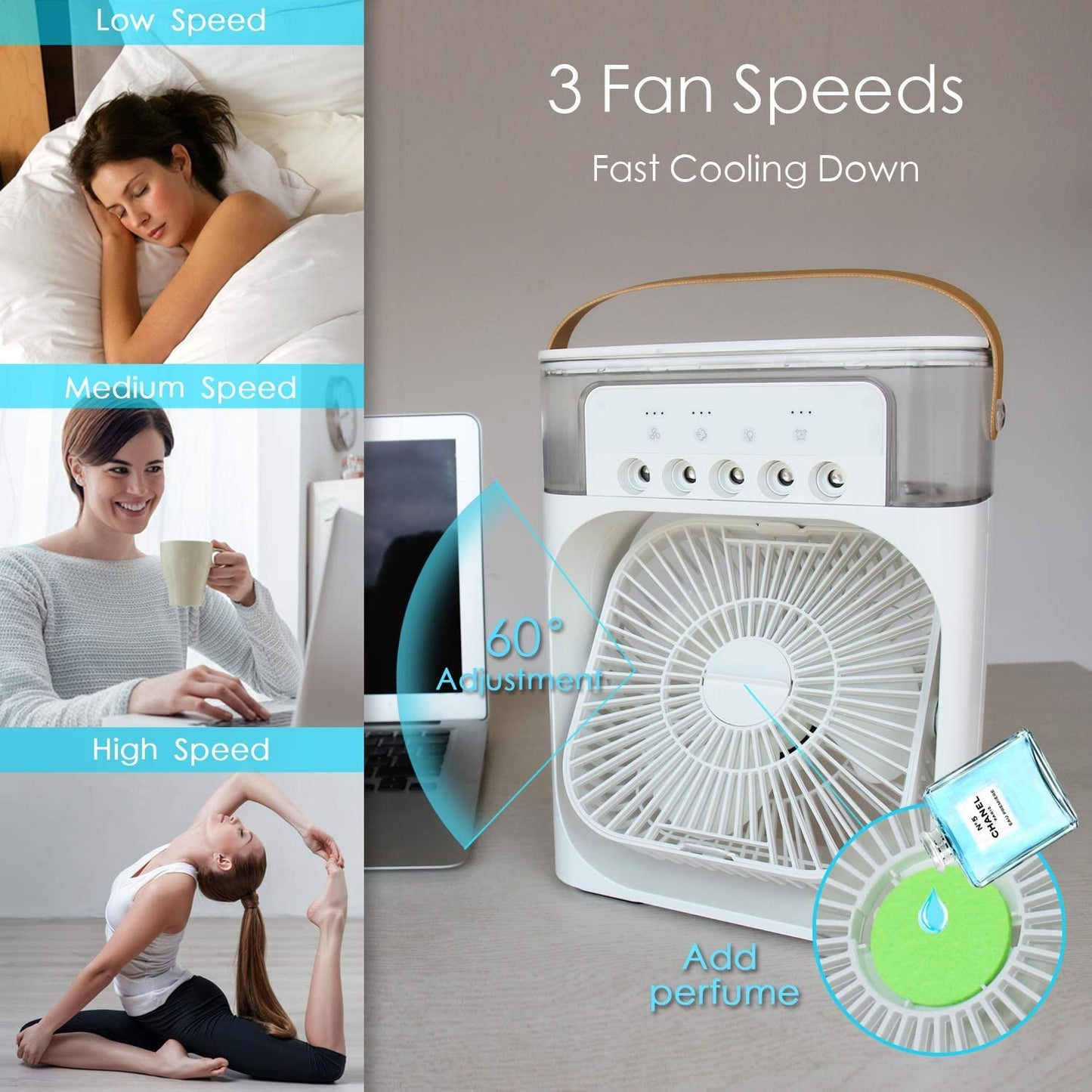 Mini Portable Air Conditioner Fan