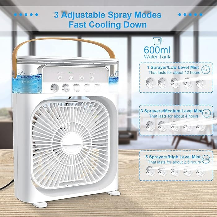 Mini Portable Air Conditioner Fan