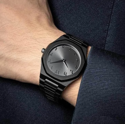 Aura watch Arabic dial Black Arabic dial watch Aura men’s watch