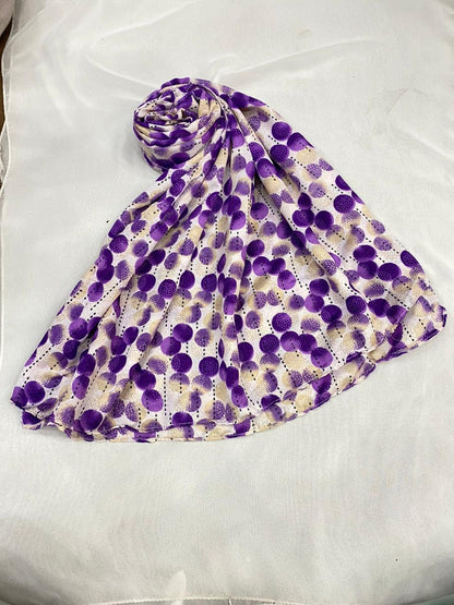 STOLE LAWN PRINT STYLE MIX PRINTED