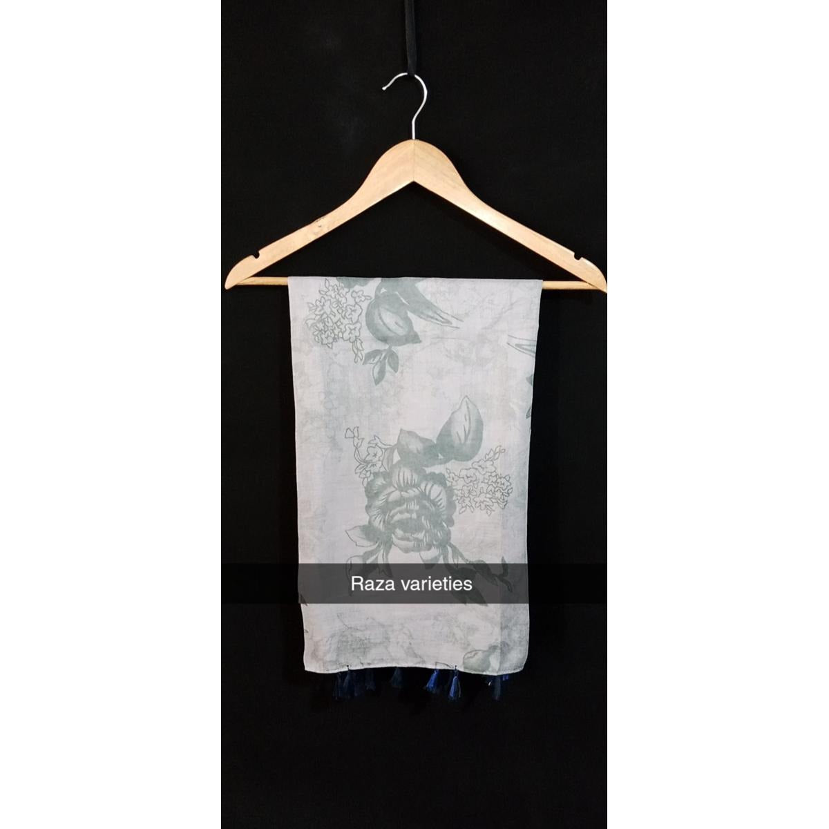 STOLE LAWN PRINT STYLE MIX PRINTED