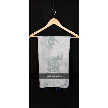 STOLE LAWN PRINT STYLE MIX PRINTED
