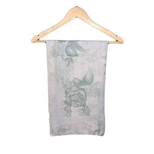 STOLE LAWN PRINT STYLE MIX PRINTED