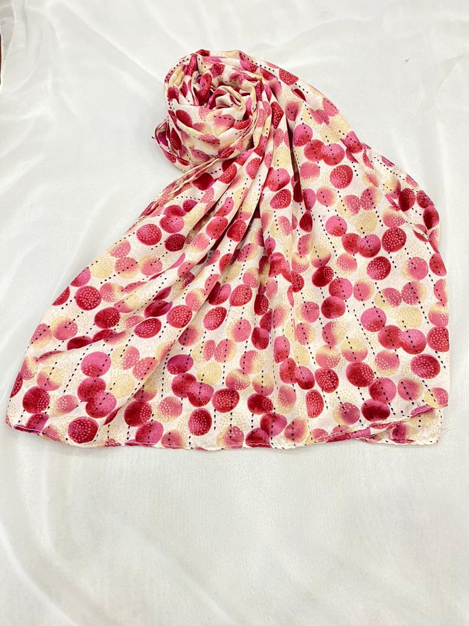 STOLE LAWN PRINT STYLE MIX PRINTED